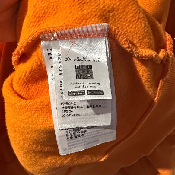 Deus Ex Machina Orange Men's Sweater - Picture 5 of 8